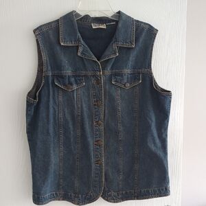 Vintage Bill Blass Denim Vest